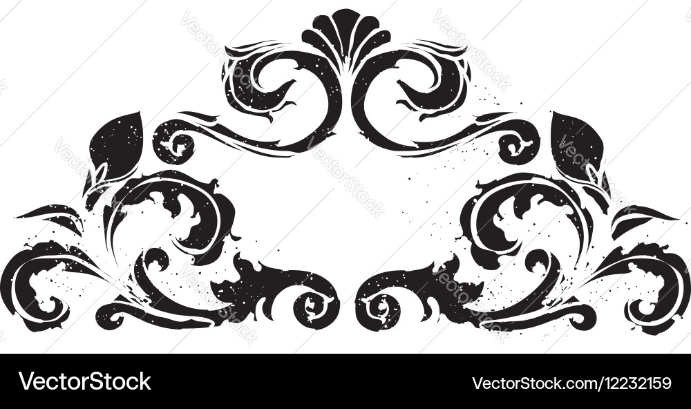 Vintage frame ornament Royalty Free Vector Image