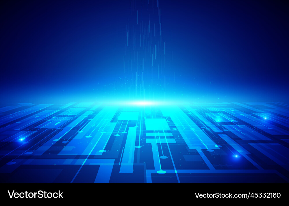 Cyber Data Network Concept vector image