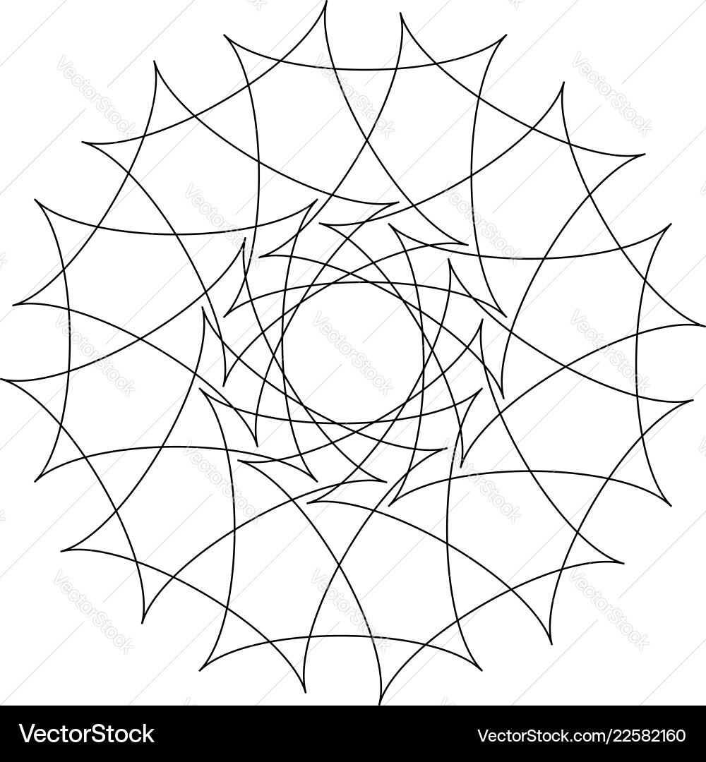 Different linear geometric objects random Different linear geometric objects random vector image