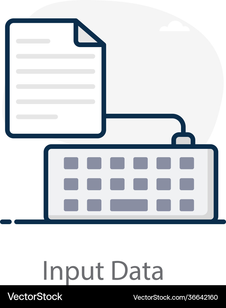 Input data vector image