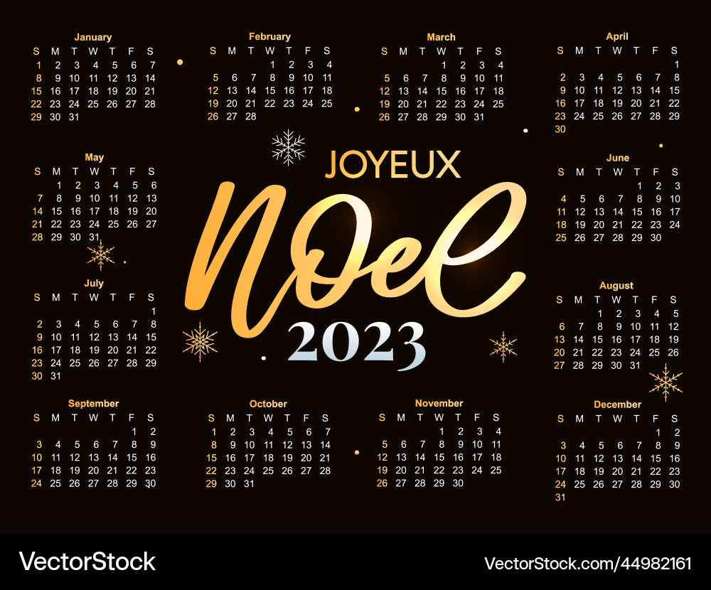 2023 calendar year the week starts on sunday 2023 calendar year the week starts on sunday vector image