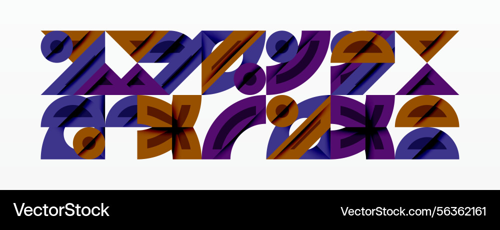 Abstract geometric pattern repeating shapes Abstract geometric pattern repeating shapes vector image