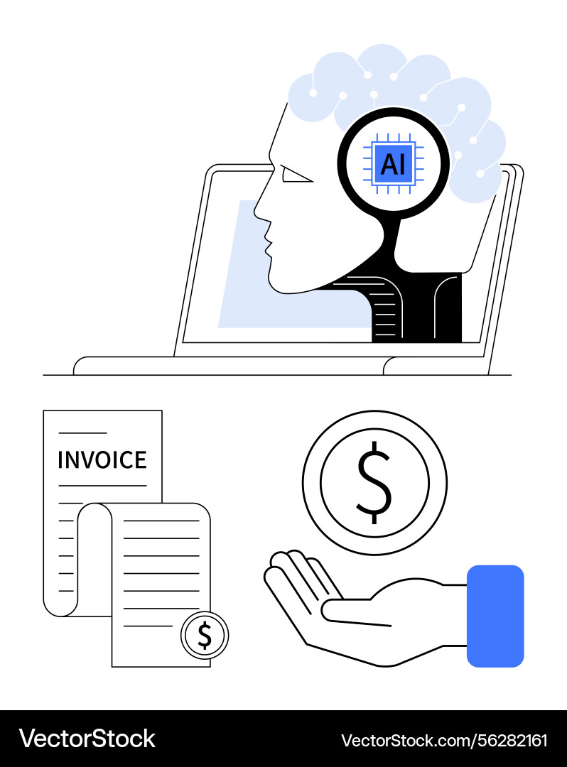Ai-driven financial technology for automated vector image