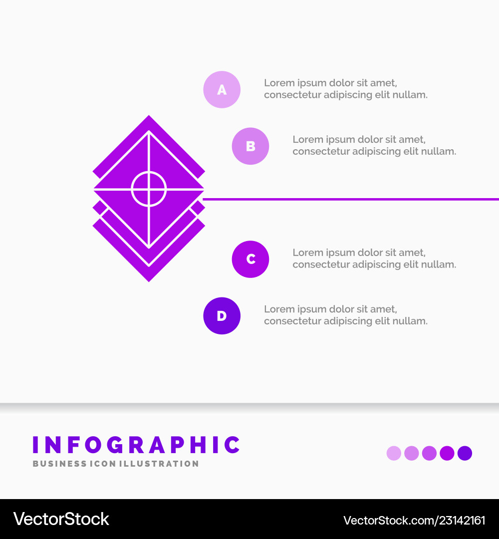 Arrange design layers stack layer infographics Arrange design layers stack layer infographics vector image