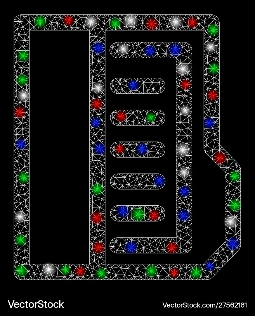 Bright mesh 2d open file with light spots Bright mesh 2d open file with light spots vector image