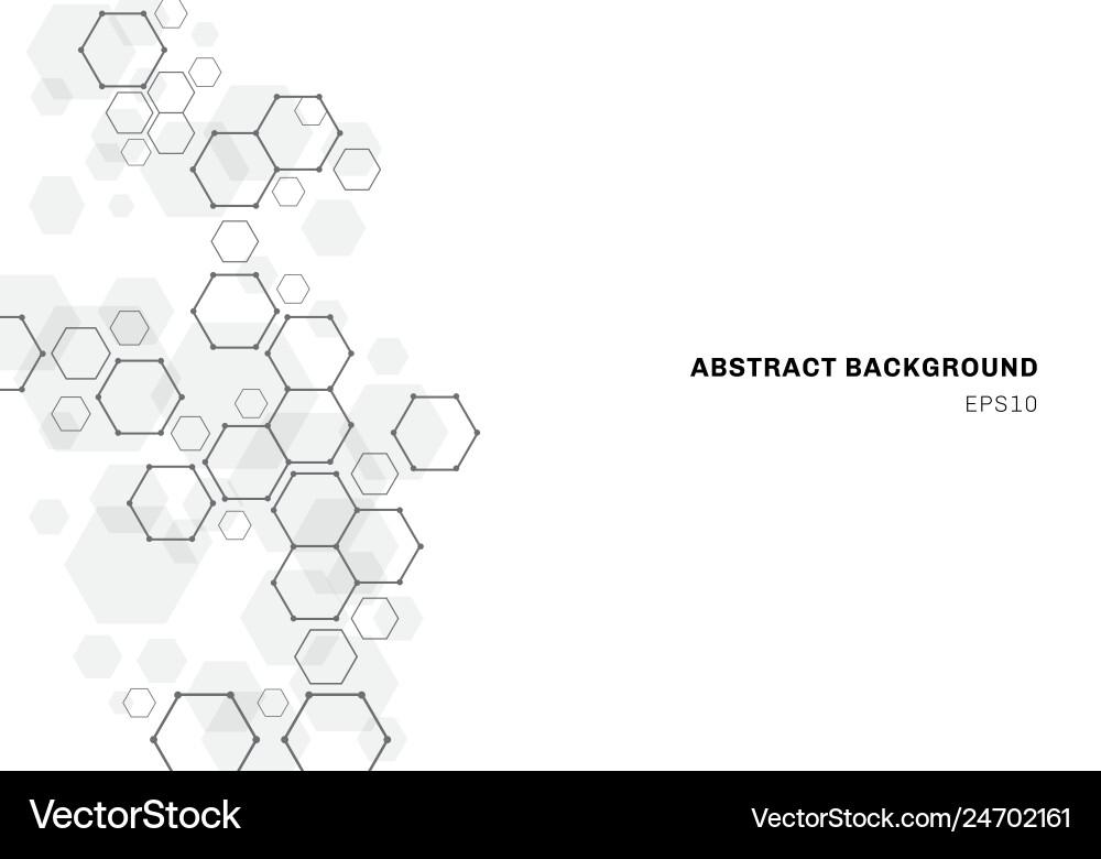 Complex Molecular Network vector image