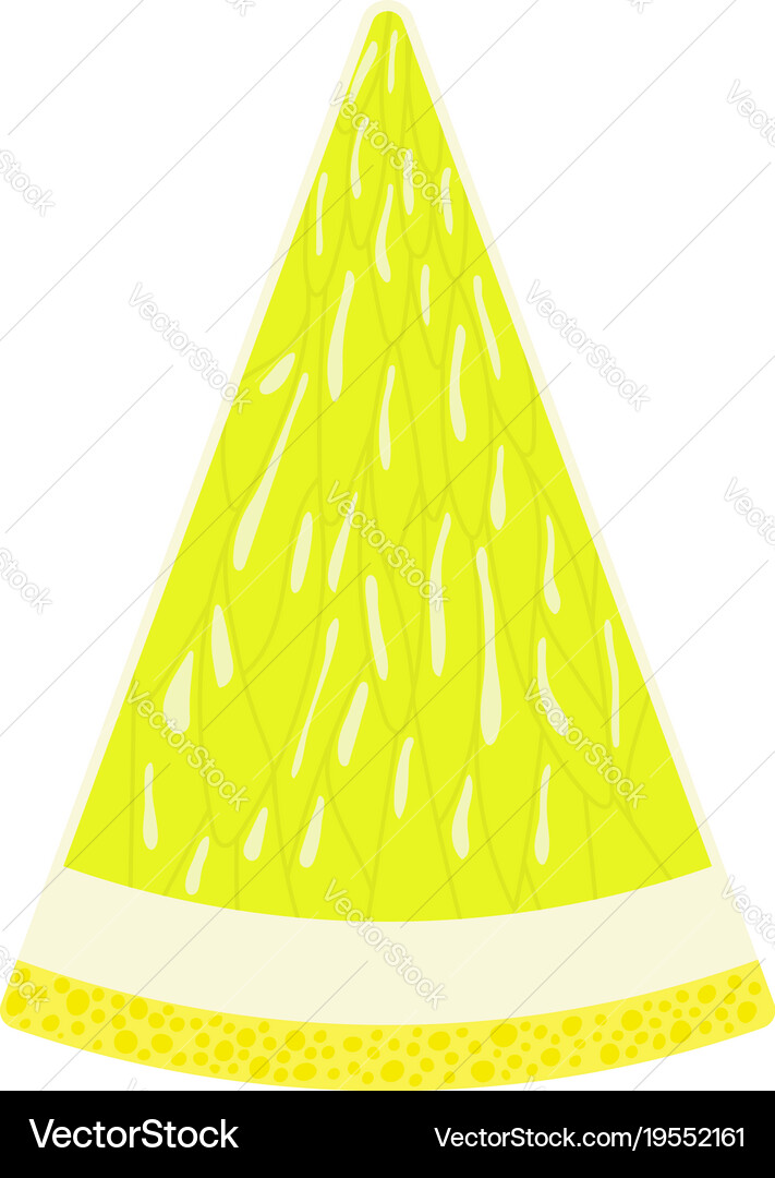 Flat design icon of lemon in ui colors vector image