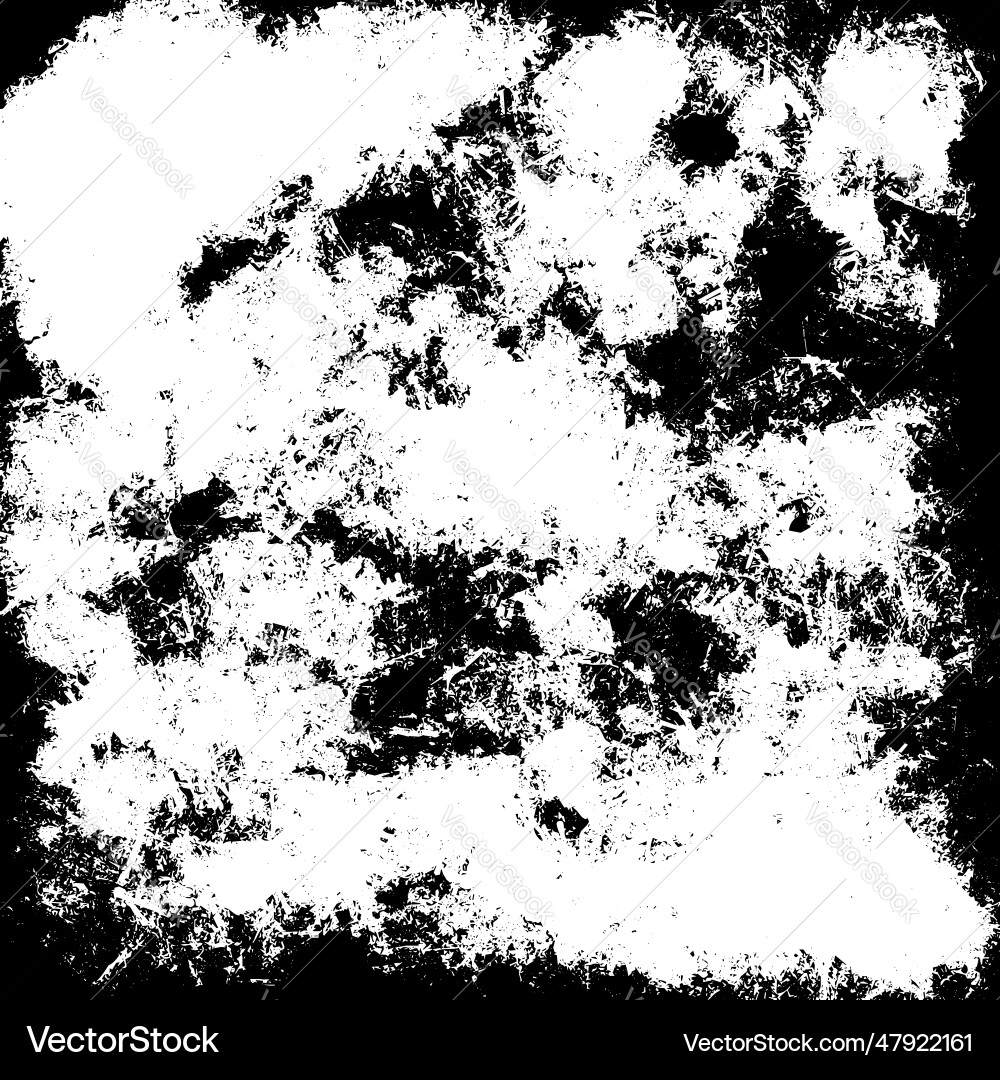 Grunge border texture background abstract frame vector image