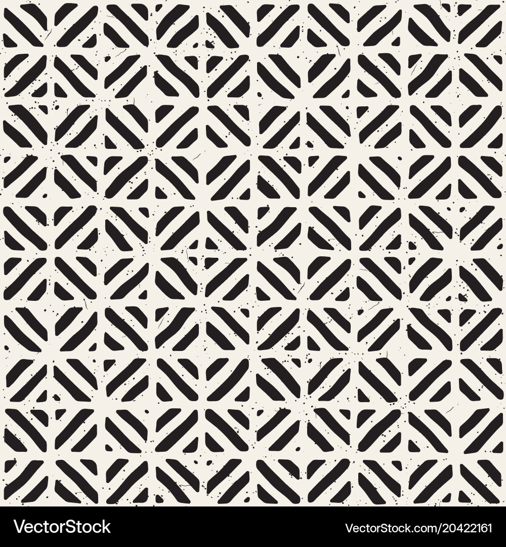 Hand Drawn Line Pattern Vector Image