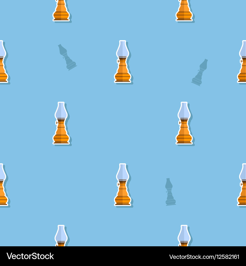 Seamless pattern with lanterns vector image
