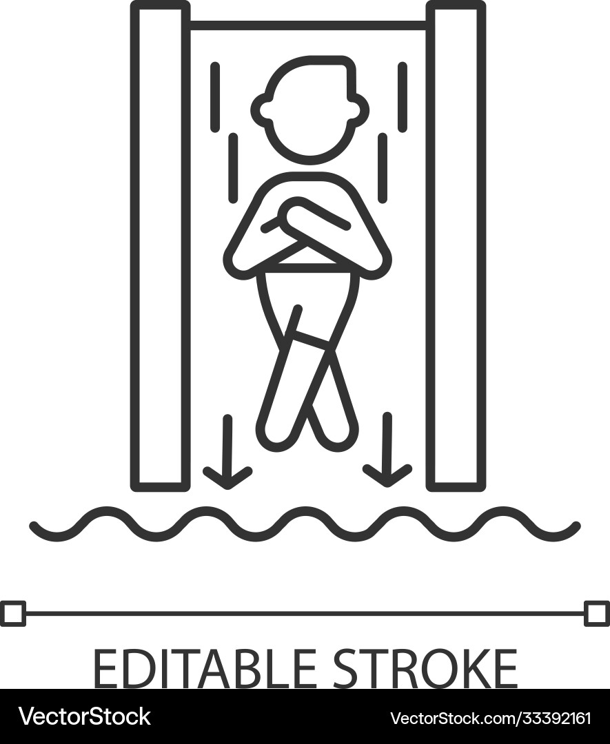 Speed slide linear icon Speed slide linear icon vector image