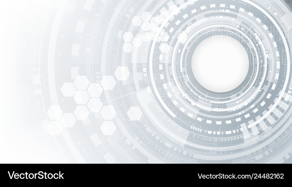 Cyber Interface Technology Background vector image