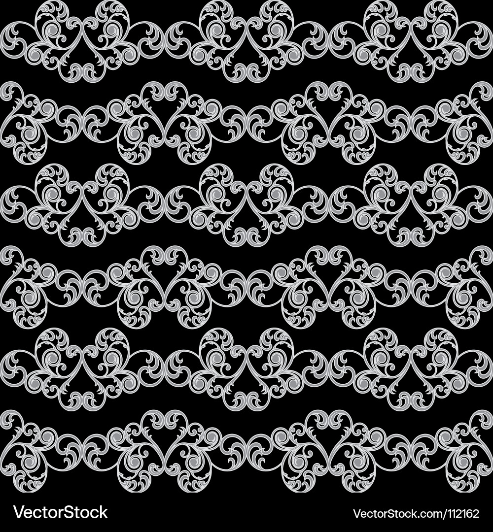Elegant Floral Swirl Background Vector Image