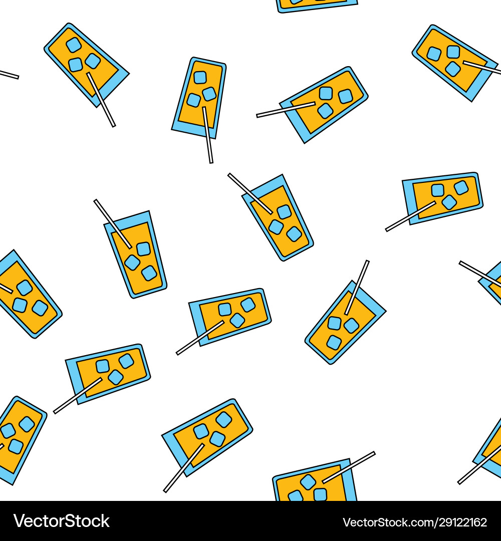 Seamless pattern simple abstract alcoholic Vector Image