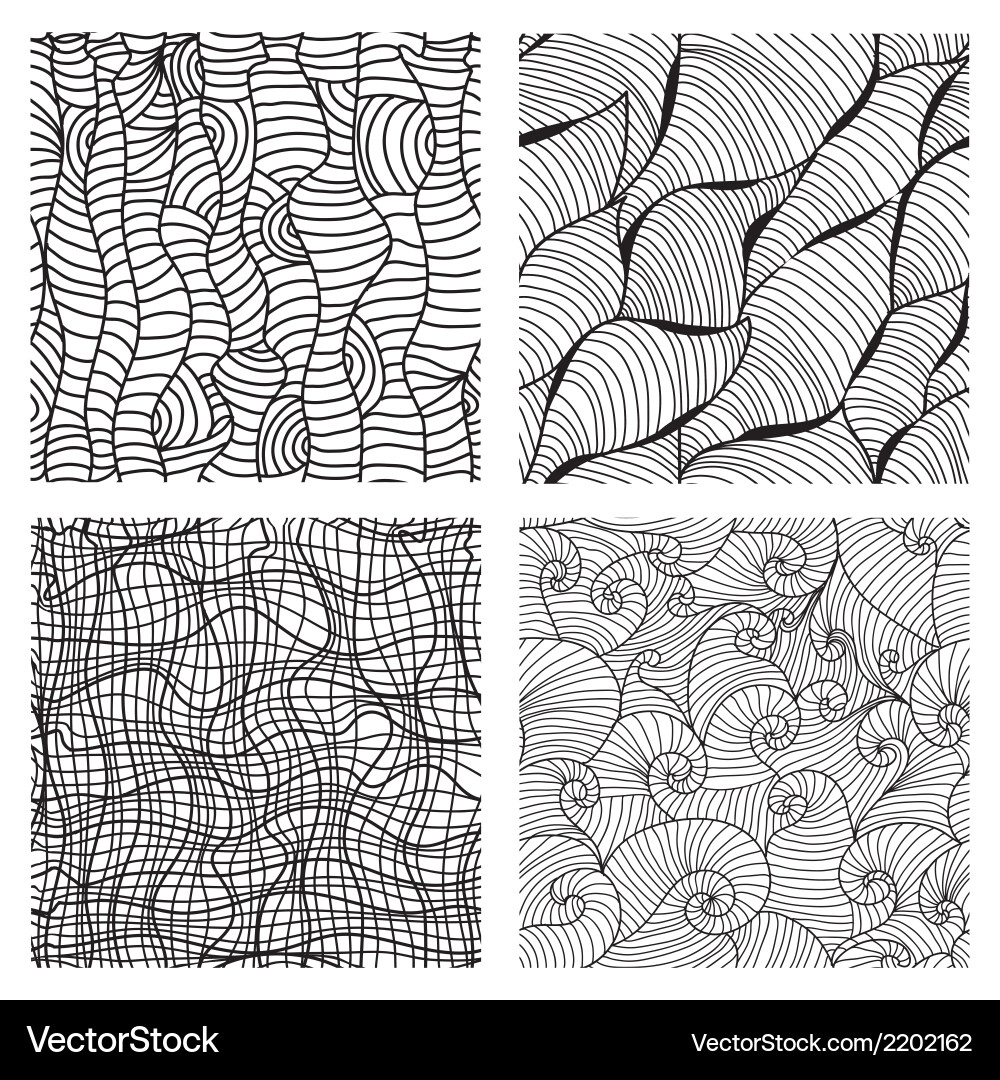 Seamless patterns Vector Image