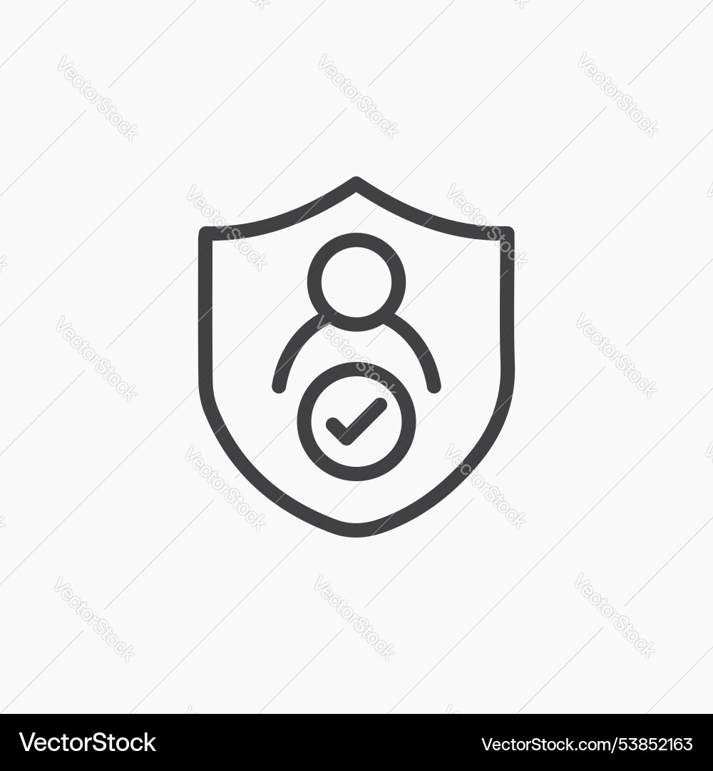 Authentication icon set Vector Image