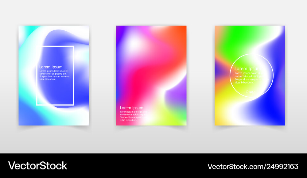 Gradient mesh abstract background plastic vector image