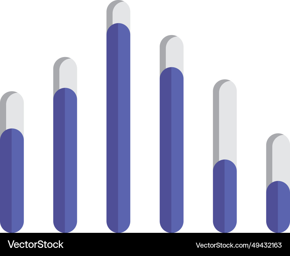 Ui ux element equalizer vector image