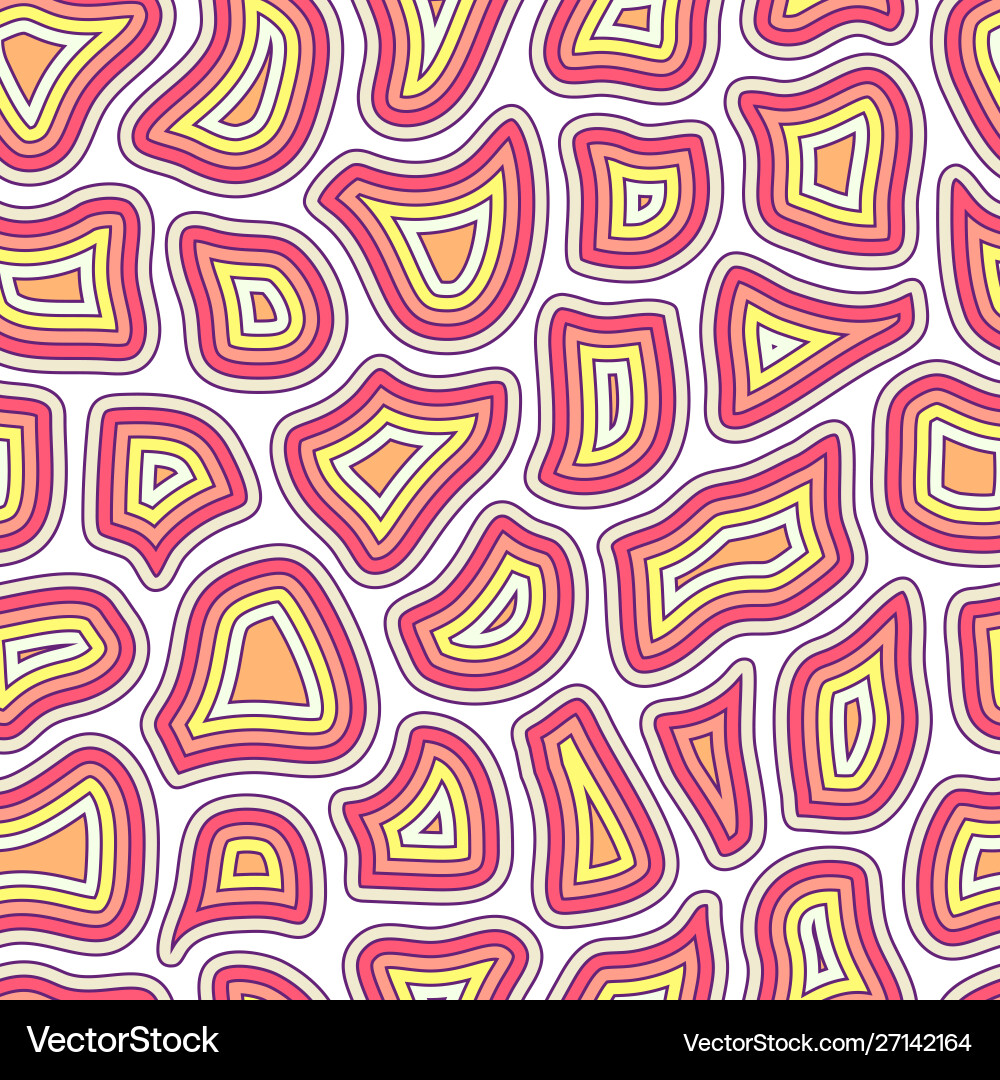 Abstract seamless pattern with many different Abstract seamless pattern with many different Vector Image