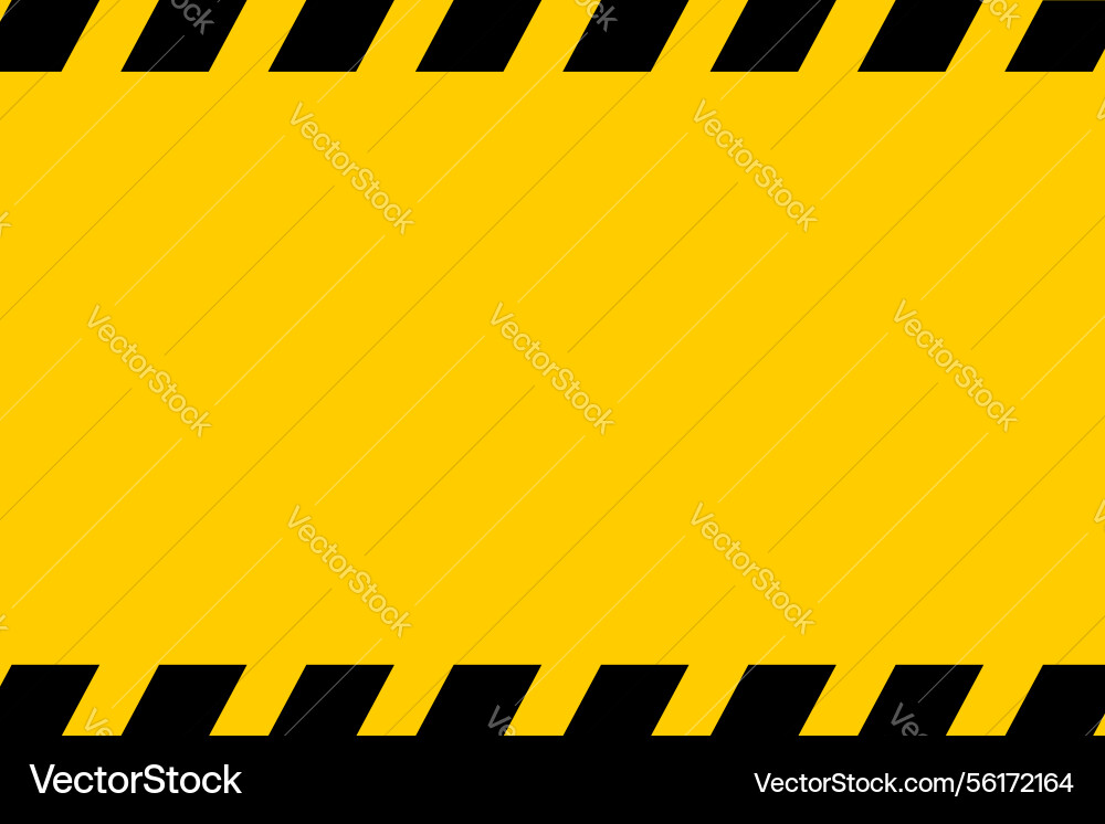 Caution sign background with empty space Caution sign background with empty space vector image