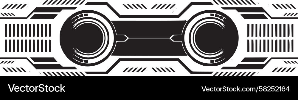 Dynamic Connector Pattern Vector Image