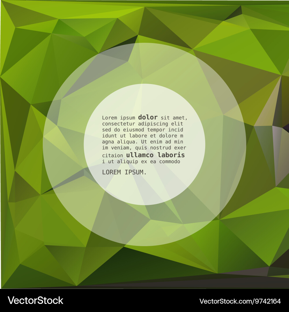 Geometric triangular abstract background vector image