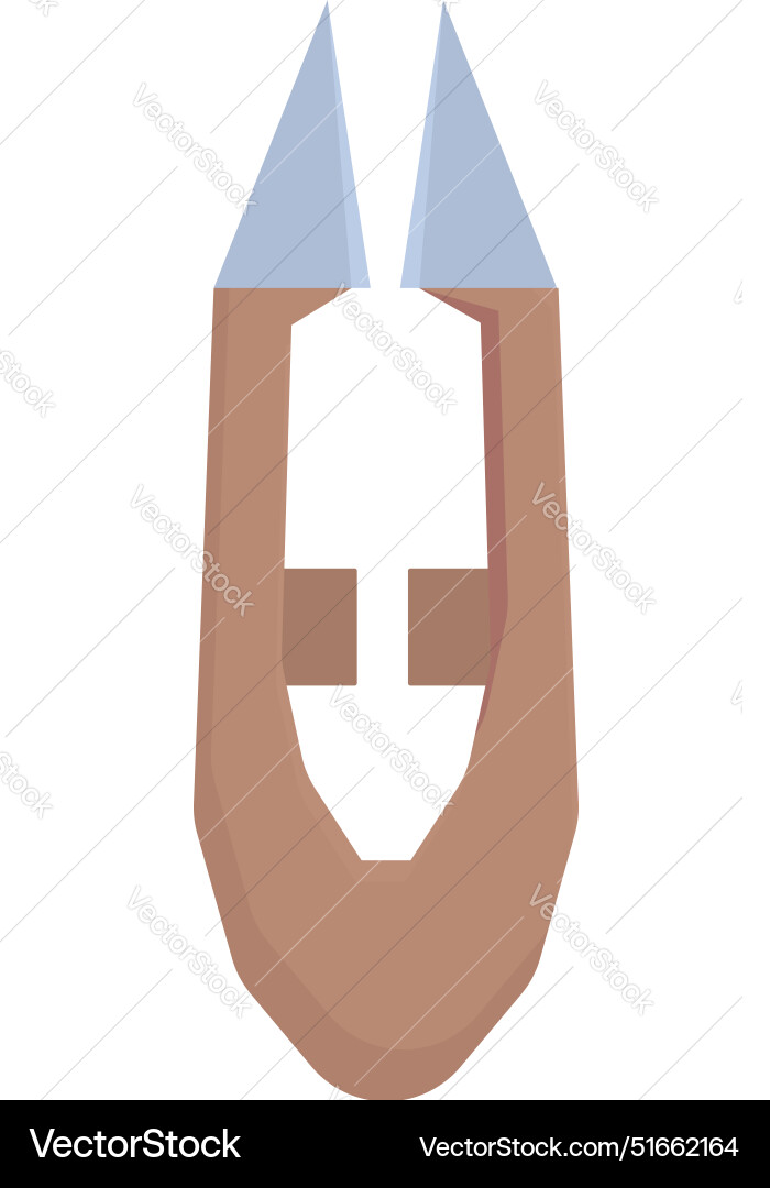 Grape scissors harvesting tool with wooden handle Grape scissors harvesting tool with wooden handle vector image