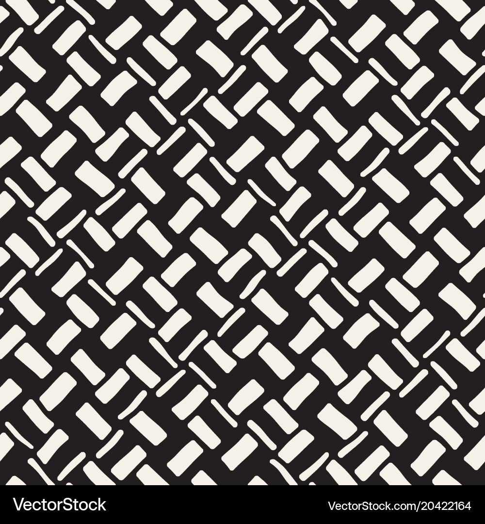 Hand drawn seamless repeating pattern with lines vector image