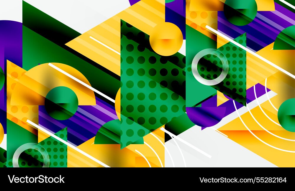 Modern abstract design with overlapping Modern abstract design with overlapping Vector Image