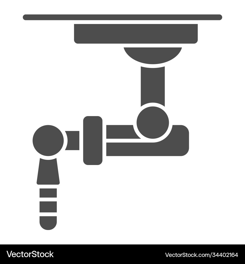 Robotic machine solid icon robotization concept Robotic machine solid icon robotization concept vector image
