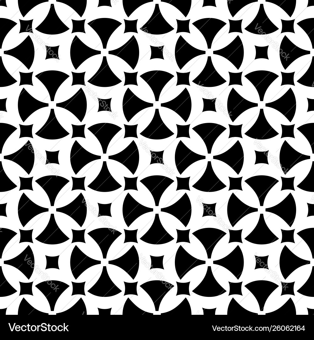Rounded Cross Pattern vector image