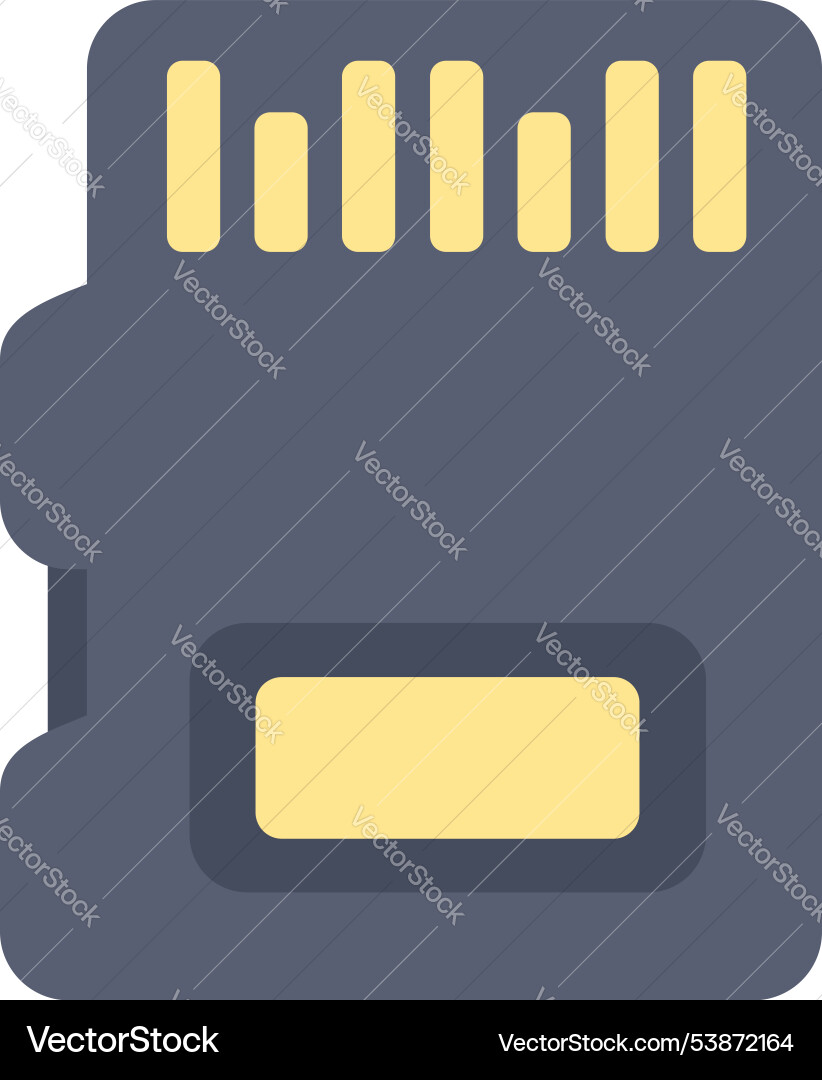Sd memory card secure digital storage icon showing Sd memory card secure digital storage icon showing vector image
