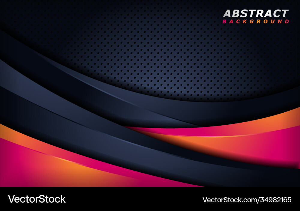 Abstract dark background with dynamic modern Abstract dark background with dynamic modern vector image
