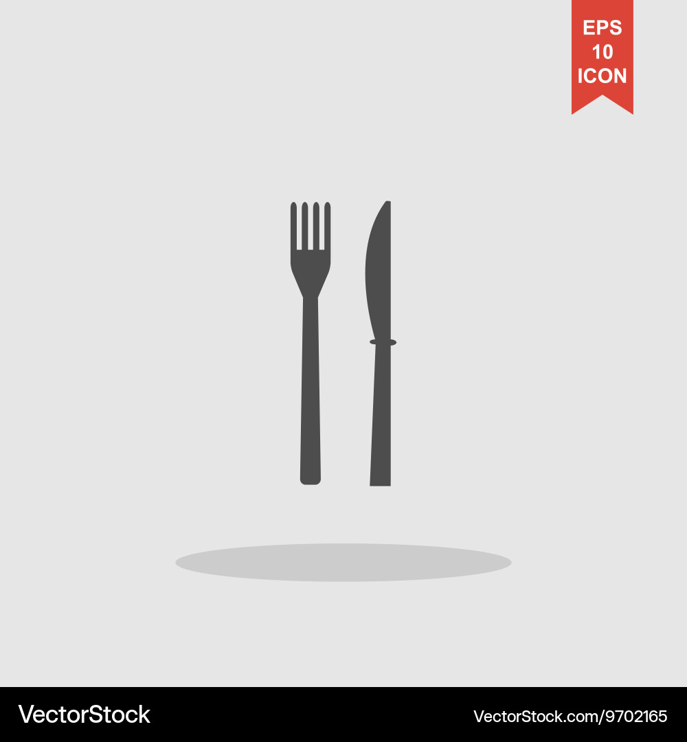 Menu with cutlery sign Royalty Free Vector Image