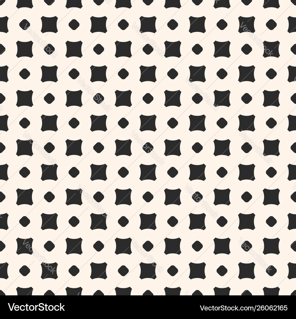 Seamless pattern minimalist texture with squares vector image