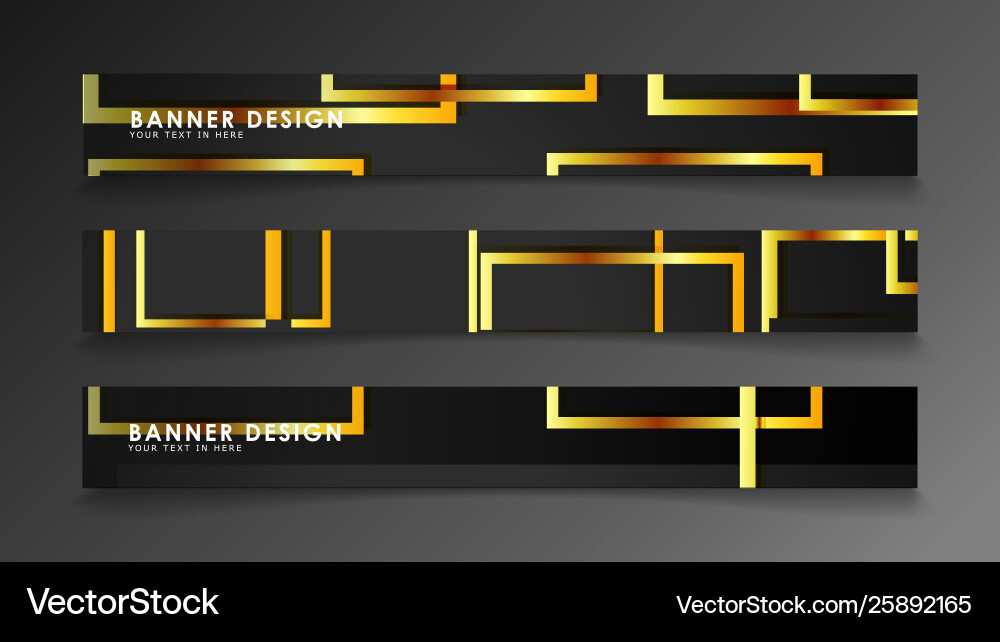 Set a banner with rectangular background Set a banner with rectangular background vector image