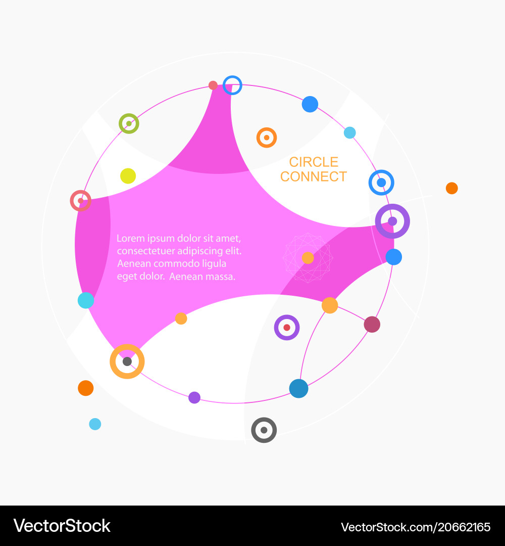 Technology concept with abstract color form Technology concept with abstract color form vector image