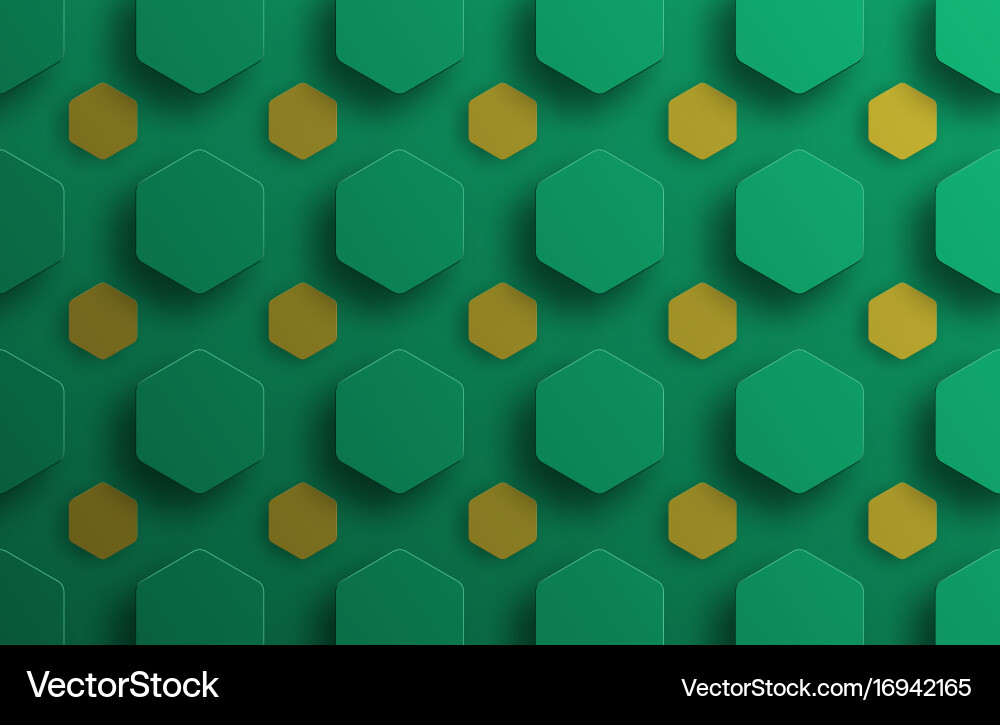 Template background with floating green Vector Image
