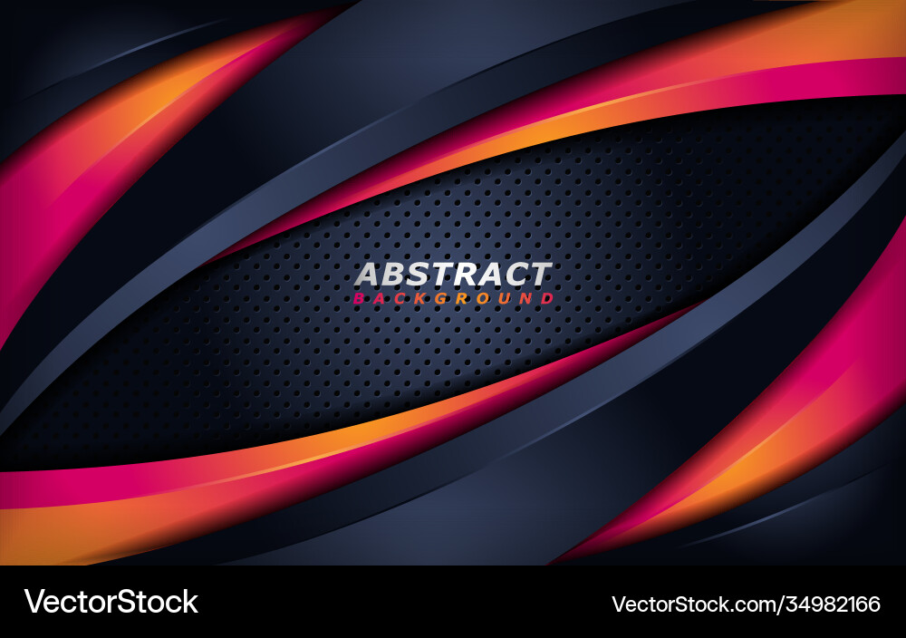 Abstract dark background with dynamic modern Abstract dark background with dynamic modern vector image