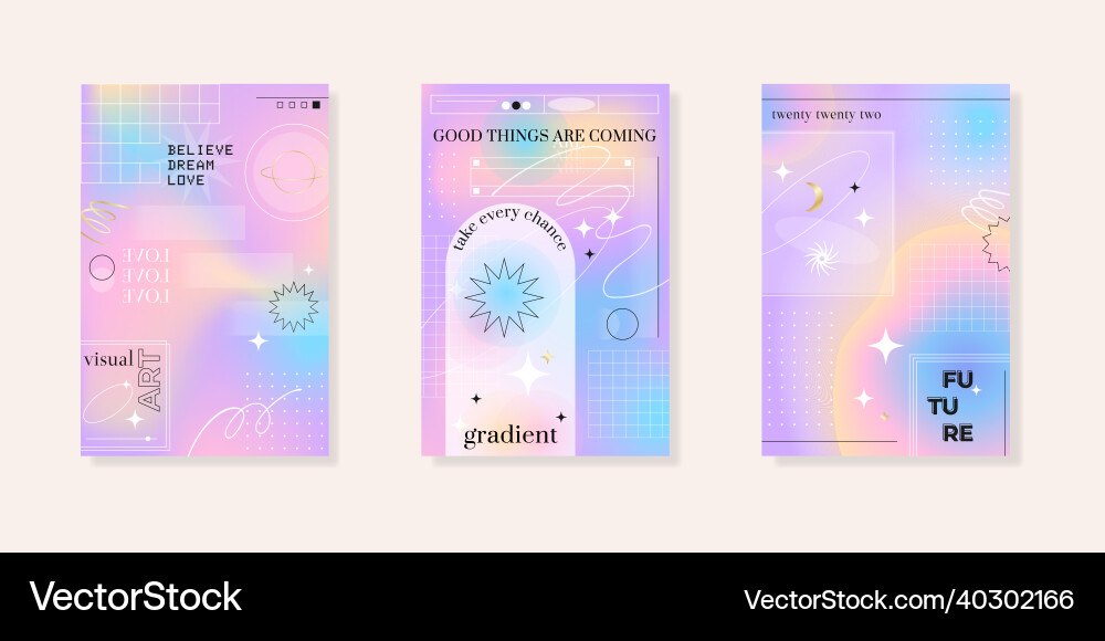 Blurred gradient background with geometric shapes Blurred gradient background with geometric shapes vector image