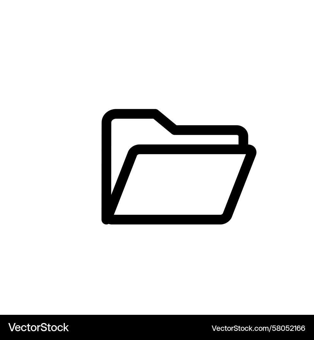Folder Icon - UI Element Vector Image