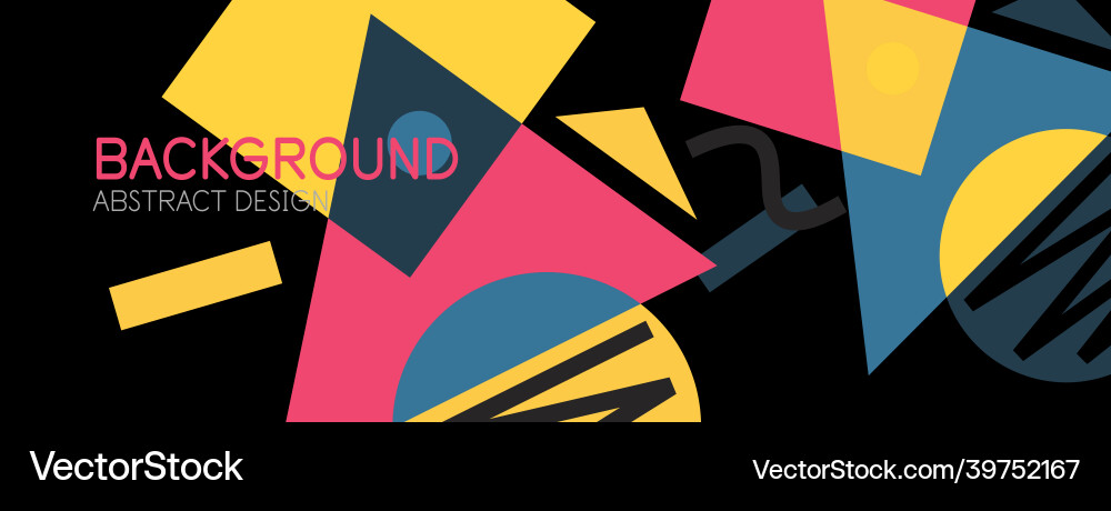 Abstract background with blocks lines geometric Abstract background with blocks lines geometric Vector Image