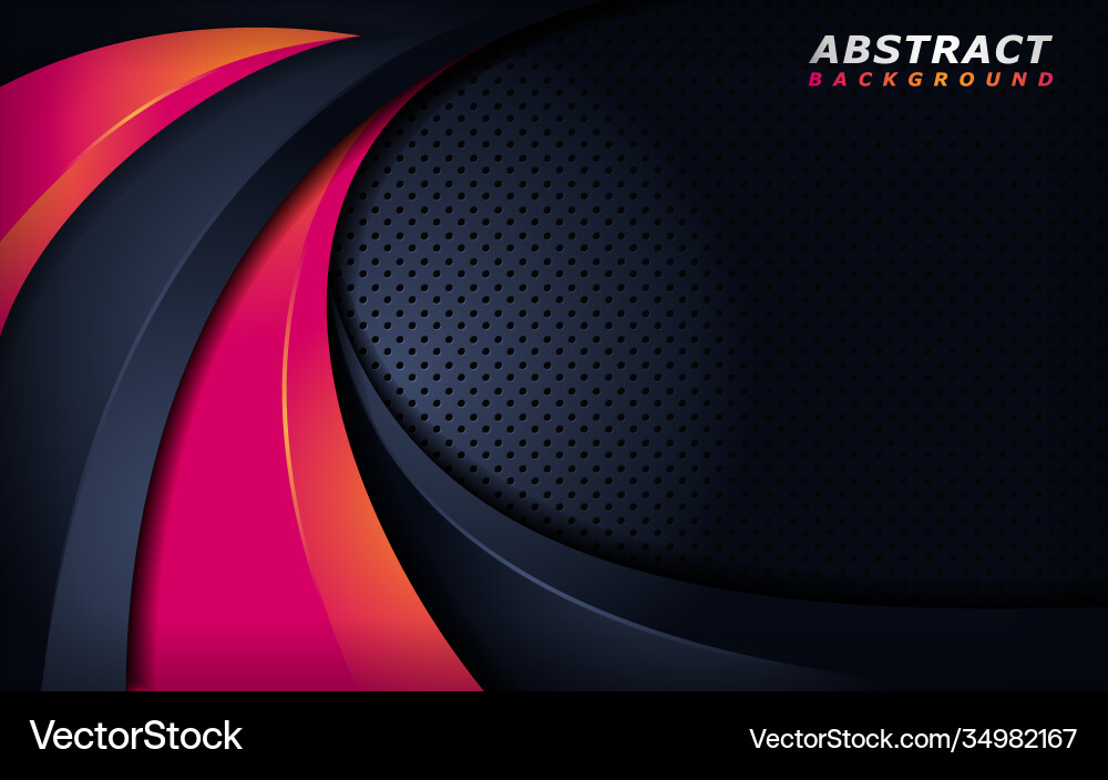 Abstract dark background with dynamic modern Abstract dark background with dynamic modern vector image