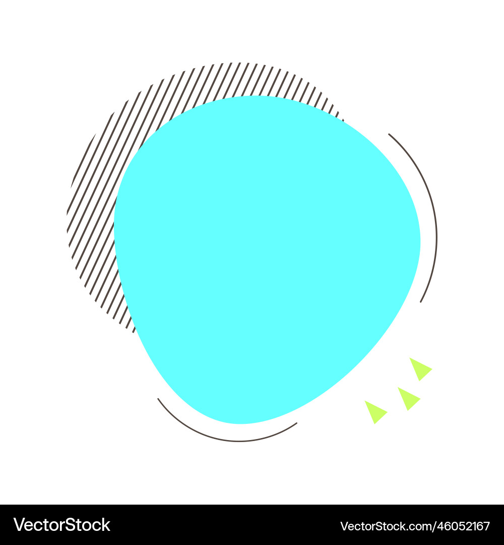 Abstract element with geometric shape Vector Image