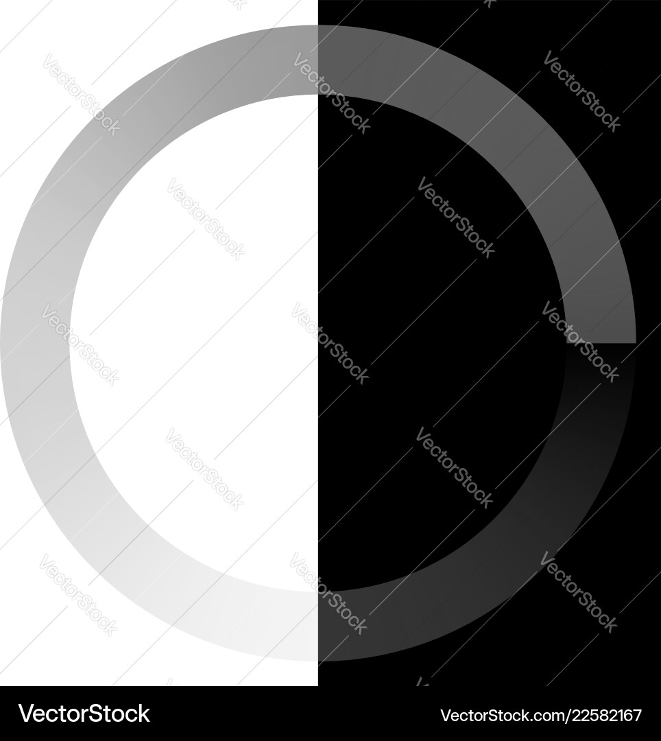 Circular preloader buffer loader element w Circular preloader buffer loader element w vector image