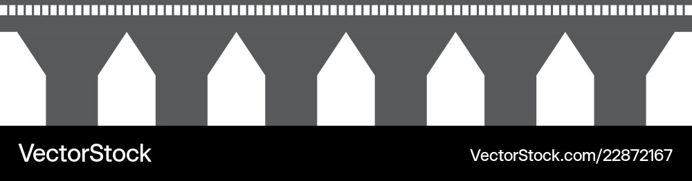 Isolated bridge structure Vector Image