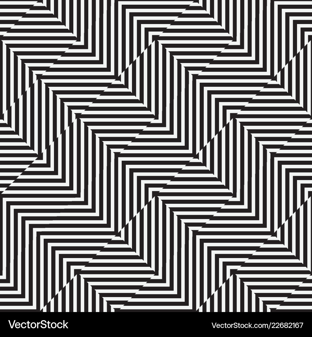 Seamless pattern of lines and shapes vector image
