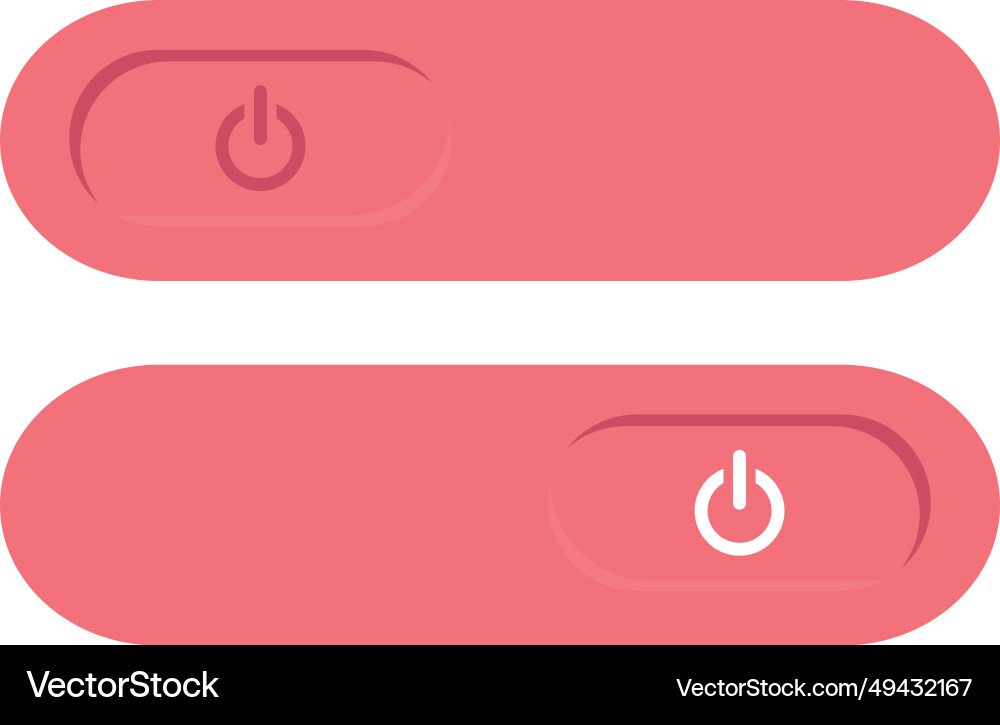 Ui ux element virtual interface vector image