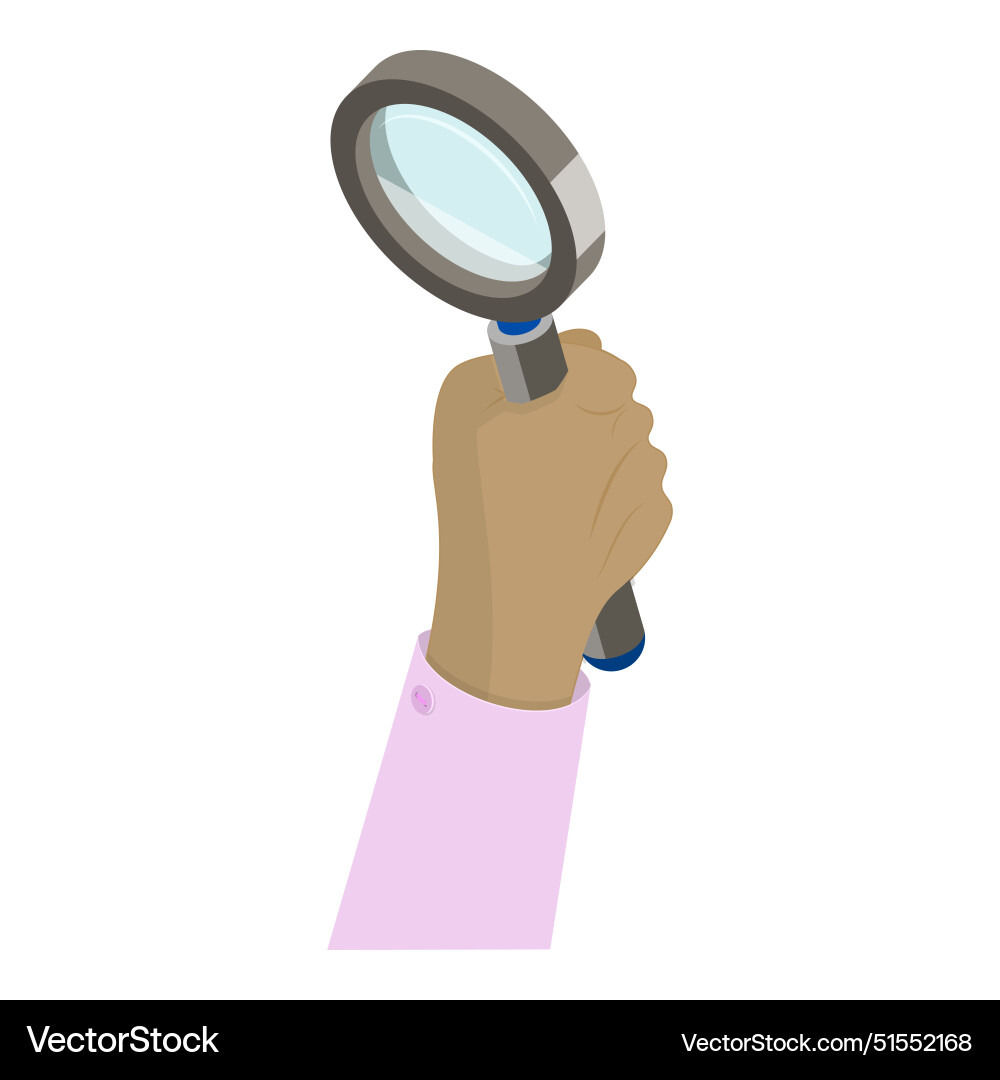 3d isometric flat of faq item 1 3d isometric flat of faq item 1 vector image
