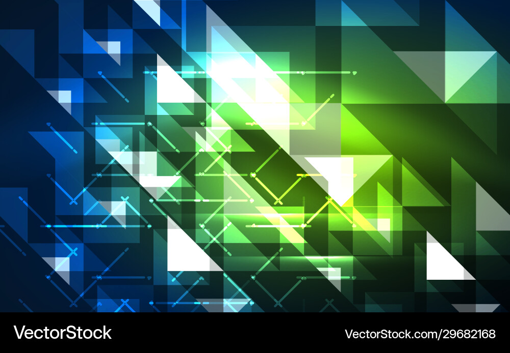 Abstract background mosaic triangle pattern vector image